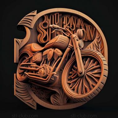 3D модель Harley Davidson Breakout (STL)